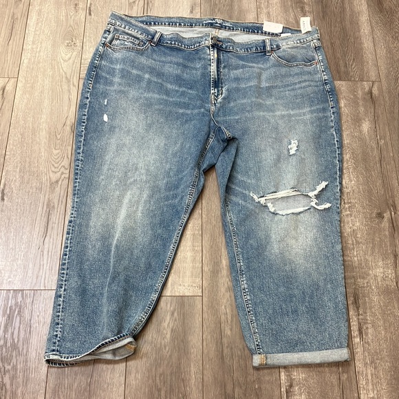 Old Navy size 26 plus size boyfriend mid rise jeans size 26 - Picture 2 of 6